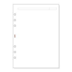 Finocam R1042 Recambio para Agendas Open - Formato 1000 - 155x5x215mm - Color Blanco