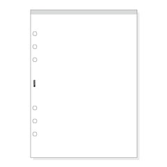Finocam R1067 Bloc de Notas para Agendas Open - Perforado - Formato 1000 - 155x5x215mm - Liso - Color Blanco