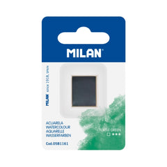 Milan Art Acuarela de Recambio - Medio Godet - Color Verde