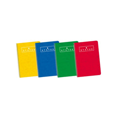 Enri Status 4º Tapa Dura Cuaderno Espiral 4x4 con Margen 80 Hojas Surtido - Cuaderno de Tapa Dura Resistente - Cuadricula de 4x4 con Margen - 80 Hojas de Alta Calidad