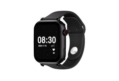 Savefamily Reloj Inteligente Smartwatch Infantil SaveWatch Plus con GPS y Llamada - IP67 - Boton SOS - Carcasa Negra - Correa Silicona Negra
