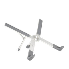 Tooq Soporte para Portatil hasta 17.3" - Plegable y Portatil - Color Plata
