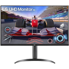 LG 32UR550K-B Monitor 32.5" IPS UltraHD 4K HDR10 - 60Hz - 4ms Response - 10W Speakers - 16:9 - HDMI, DisplayPort - Adjustable Height and Tilt - Pivoting - VESA 100x100mm - Black Color