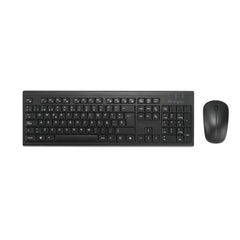 Kensington Kit de Teclado Inalambrico y Raton Inalambrico Bluetooth, USB 2.4GHz - Recargables - Teclado con Tecla Copilot - Indicadores LED - Color Negro