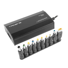 Carregador Universal para Portátil Tacens Anima ANBP100 100W - Ligação USB - 10 Adaptadores - 8 Opções de Tensão de 12 a 24V - Cor Preto