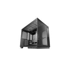 Mars Gaming MC-MIRAGE Caja Torre ATX - Pantalla IPS de 7.2†Personalizable - Cristal Templado Frontal y Lateral - Doble Camara - 7 Ranuras de Expansion - 425x360x288mm - Color Negro