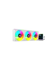 Mars Gaming ML-LCDPRO360 Kit de Refrigeracion Liquida - Potencia 600W - Pantalla LCD 2.8" - Bomba Opti-Chamber - Iluminacion ARGB - Color Blanco
