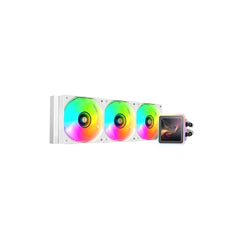 Mars Gaming ML-VISIONPRO360 Kit de Refrigeracion Liquida - Potencia 600W - Iluminacion ARGB - Bomba Opti-Chamber - Color Blanco