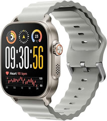 Realme Watch 5 Reloj Inteligente Smartwatch Pantalla Amoled 1,97" - IP68 - Autonomia hasta 16 Dias - Cuerpo de Aluminio - NFC - Color Plata