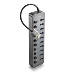 NGS IHUB10 Hub USB 3.0 - 10 Puertos USB 3.0 con Interruptores - Hasta 5Gbps