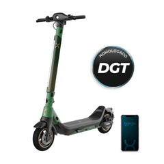 Cecotec Bongo Serie X65 Connected Patinete Electrico - 1000W - Autonomia 65km - Sistema S-Driving - Frenado Triple - Ruedas 10†- App para Mantenimiento - Velocidad 25km/h - Color Negro y Verde