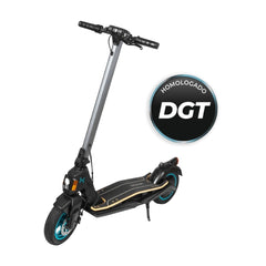 Cecotec Bongo Serie S+Infinity Patinete Electrico - 750W - Autonomia 30km - Ruedas 10" Tubeless - 4 Modos de Conduccion - Frenos Disco y E-ABS - Velocidad 25km/h - Tiempo Carga 5h - Color Negro