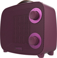 Cecotec ReadyWarm 1500 Ceramic Pink Aura Calefactor Ceramico - 1500W - Cobertura hasta 15 M² - Termostato Regulable - 3 Modos de Uso - Estilo Moderno - Triple Sistema de Seguridad - Color Rosa