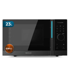 Cecotec ProClean 6120 Microondas - 800W - Capacidad de 23L - Control Tactil Digital - Grill 1000W - 5 Niveles de Potencia - Funcion Descongelar - Temporizador 60min - Color Negro