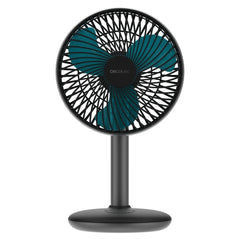 Cecotec EnergySilence 4000 Portable Desk Dark Ventilador de Sobremesa Inalabrico - 4000mAh - Tactil - 4 Velocidades - Inclinacion Ajustable - Modo Brisa Natural - Cable Micro-USB - Color Negro