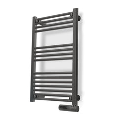 Cecotec ReadyWarm 9100 Toallero Electrico - Potencia de 500W - Pantalla LED - Control Tactil - Programador Semanal - 3 Modos de Uso - Temperatura Ajustable - Proteccion IP24 - 50x6x87cm - Color Gris