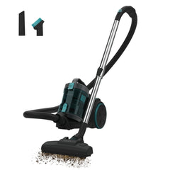 Cecotec Conga Rockstar Cyclonic XL Aspirador de Trineo - 890W - 17kPa - Deposito de 2.5L - Sistema Ciclonico - Filtro de Alta Eficiencia - Radio de 7m - Accesorios Variados - Color Negro y Azul