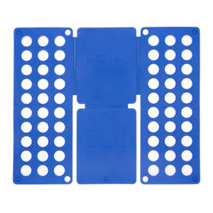 Innovagoods Doblador de Ropa - Polipropileno - Plegable - Uso Sencillo - Compacto - 24x59x1cm - Color Azul