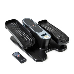 Innovagoods Velora 4000 Mini Eliptica Electrica - Mando a Distancia - 5 Velocidades - 3 Programas Automaticos - Pedaleo Bidireccional - Pantalla LCD - Color Gris y Negro