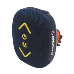 Coolsound Riderbeat Altavoz Bluetooth True Wireless 7W - Autonomia hasta 3h - USB, MicroSD y Aux - Funcion Manos Libres - Radio FM - Soporte Para Manillar - Color Azul