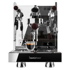 Cecotec Baristeo Iconic Cafetera Espresso Profesional - 2440W - Presion 15bar - Deposito de 1.7L - Temperatura Regulable - Calientatazas - Vaporizador - Portafiltro Profesional 58mm - Color Acero