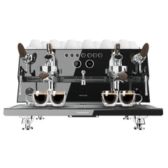 Cecotec Baristeo Gastro Dark Cafetera Espresso Profesional Doble - 3150W - Calientatazas - Presion 9bar - Temperatura Regulable - Vaporizador - Portafiltro Profesional 58mm - Color Gris Oscuro