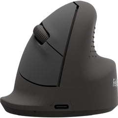 Fellowes Breyta Raton Inalambrico Ergonomico Vertical 1600ppp - Tamaño Mediano - Bluetooth y Conexion por Cable - Certificado por FIRA - Uso Diestro - Color Negro
