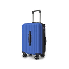 Lagart Smart Maleta Trolley de Cabina Rigida 20†55x34x20cm - Asa Frontal para Manejo en Distintas Situaciones - Cierre TSA - Ruedas Dobles 360º - Color Azul