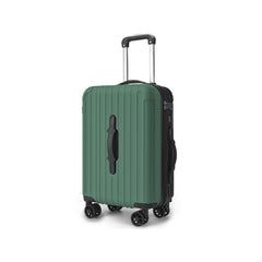 Lagart Smart Maleta Trolley de Cabina Rigida 20†55x34x20cm - Asa Frontal para Manejo en Distintas Situaciones - Cierre TSA - Ruedas Dobles 360º - Color Verde