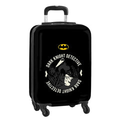 Safta Batman Hero Maleta Trolley de Cabina 20†- Cierre con Candado - Interior Forrado - Ruedas Giratorias - Asa Extensible - Material ABS y PC - 40.1L - Peso 2.62kg - 345x200x550mm - Color Negro