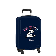 Safta el Niño Life Is Fun Maleta Trolley de Cabina 20†- Cierre con Candado - Interior Forrado y Bolsillos - Ruedas Giratorias - Mango Extensible Ajustable - Color Azul Marino