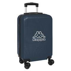 Safta Kappa Dark Navy Maleta Trolley de Cabina 20†- Cierre con Candado - Interior Forrado - Bolsillo de Red - Ruedas Giratorias - Asa Extensible - 345x200x550mm - Color Azul Marino