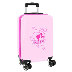 Safta Barbie Painterly Maleta Trolley de Cabina 20†- Cierre con Candado - Interior Forrado - Asa Flexible de PVC - Ruedas Giratorias - Ajustable - 40.1L - 345x200x550mm - Color Rosa
