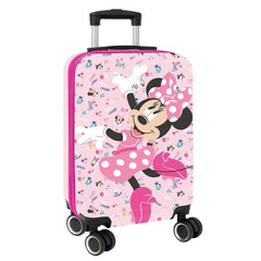 Safta Minnie Mouse Naive Maleta Trolley de Cabina 20†- Cierre con Candado - Interior con Bolsillos - Ruedas Giratorias 360° - Ajustable - 40.1L - 345x200x550mm - Color Rosa