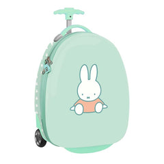 Safta Miffy Friends Maleta Trolley Infantil 16†- Interior con Bolsillo - Ruedas Suaves - Cintas con Cierre PVC - Material Resistente y Ligero - 27.7L - 280x230x430mm - Color Azul Claro