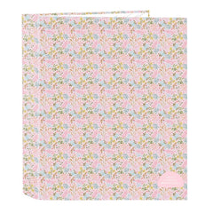 Safta VMB Carpeta con 4 Anillas 40mm - Tapas Duras Forradas - Formato Folio - 270x60x330mm - Color Rosa