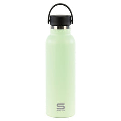 Safta Botella Termo de 600ml - Acero Inoxidable - Asa Superior - Color Verde