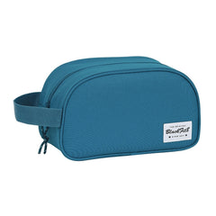 Safta Blackfit8 Egeo Neceser de 5L - Cremallera - Asa Lateral - Adapatable a Carro - 260x120x150mm - Color Azul
