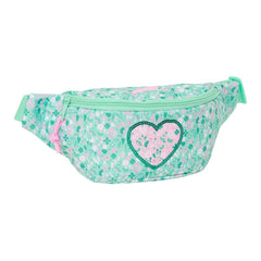 Safta Cuore Bolsa de Cintura - Cremallera - Cintas Ajustables - 2.485L - 230x90x120mm - Color Turquesa
