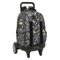 Safta Graffiti Splash Mochila con Carro - Extraible - Bolsillo Frontal - Portabotellas - Tirador Doble - Hombreras Acolchadas - Tarjeta ID - Ruedas Antivibracion - 330x220x450mm - Multicolor