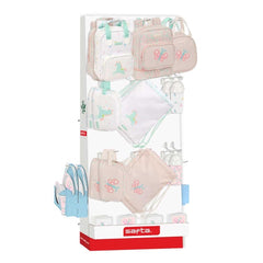 Safta Expositor con 10 Ganchos para Mochilas - Material Ecologico - Carton Reciclado - Ligero y Resistente - Facil de Instalar - Optimiza Espacio - 650x280x1580mm - Colores Surtidos