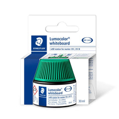 Staedtler Bote de Tinta para Recarga Rotulador Lumocolor 351 - Capacidad 30ml - Color Verde