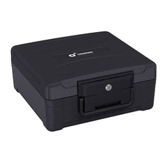 Cromad Firebox M1 Caja Fuerte - Resistente a Fuego y Agua - Cerradura de Llave - Diseño Robusto y Portatil - 170x390x365mm