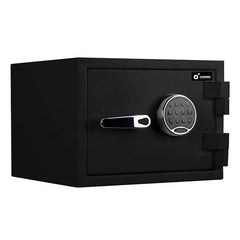 Cromad E14450 Caja Fuerte - Certificacion Europea ECB.S Nivel S2 - Cerradura Electronica con Teclado EASTHOUSE - Acero Macizo de Alta Resistencia - Sistema de Doble Bulon - 250x370x310mm