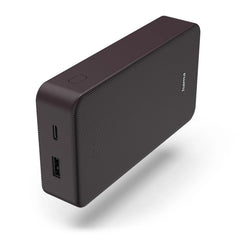 Hama Colour 20 Bateria Externa Powerbank 20000mAh - Polimero de Litio - USB-C - USB-A - Carga Rapida - Indicador LED de Carga - 2 Conexiones de Salida - 26.4x130x70mm - Color Purpura Oscuro