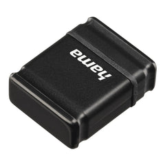 Hama Smartly Memoria Pendrive USB 2.0 con Tapa - 16GB de Capacidad - 10Mb/s de Transferencia - 21x15x6.5mm - Color Negro