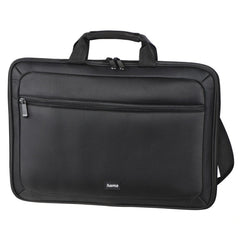 Hama Nizza Maletin para Portatiles hasta 15.6" - Poliester - Bandolera Ajustable - Bolsillo Delantero - Interior Acolchado - 42x31x5cm - Color Negro
