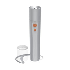 Hama Fl250 Linterna LED - Potencia 3W - 250 Lumenes - Funciona con 3 Pilas AAA - Aluminio - Color Plata