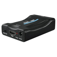 Hama Essential Conversor Analogico a Digital - Full HD - Cable 0.74m - Euroconector - HDMI - 8.8x2.5x5.7cm - Color Negro