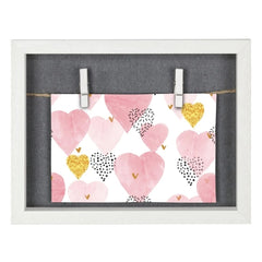 Hama Muro Marco de Fotos con Cordon - Madera MDF - 21.5x16.5x3.2cm - Color Blanco